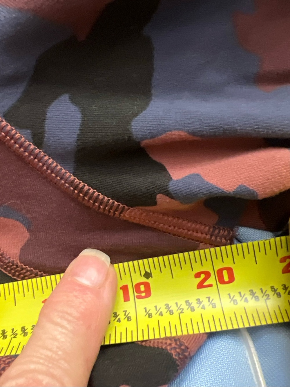 LULULEMON CAMO DEFINE Jacket sz 12 HERITAGE 365/Incognito SMOKY RED NIGHT SEA - Picture 9 of 11